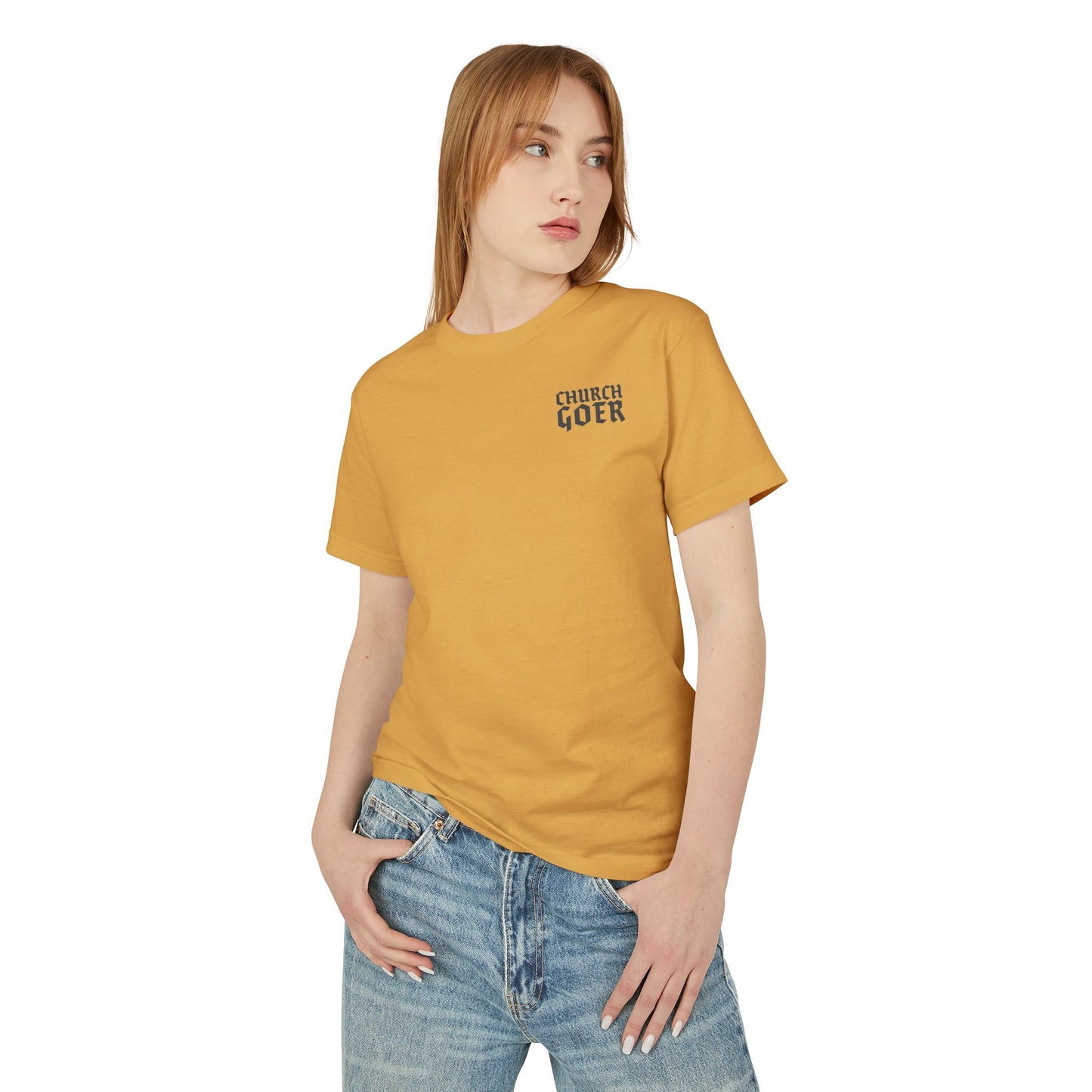 Church Goer - American Apparel Heavyweight Unisex Cotton Tee