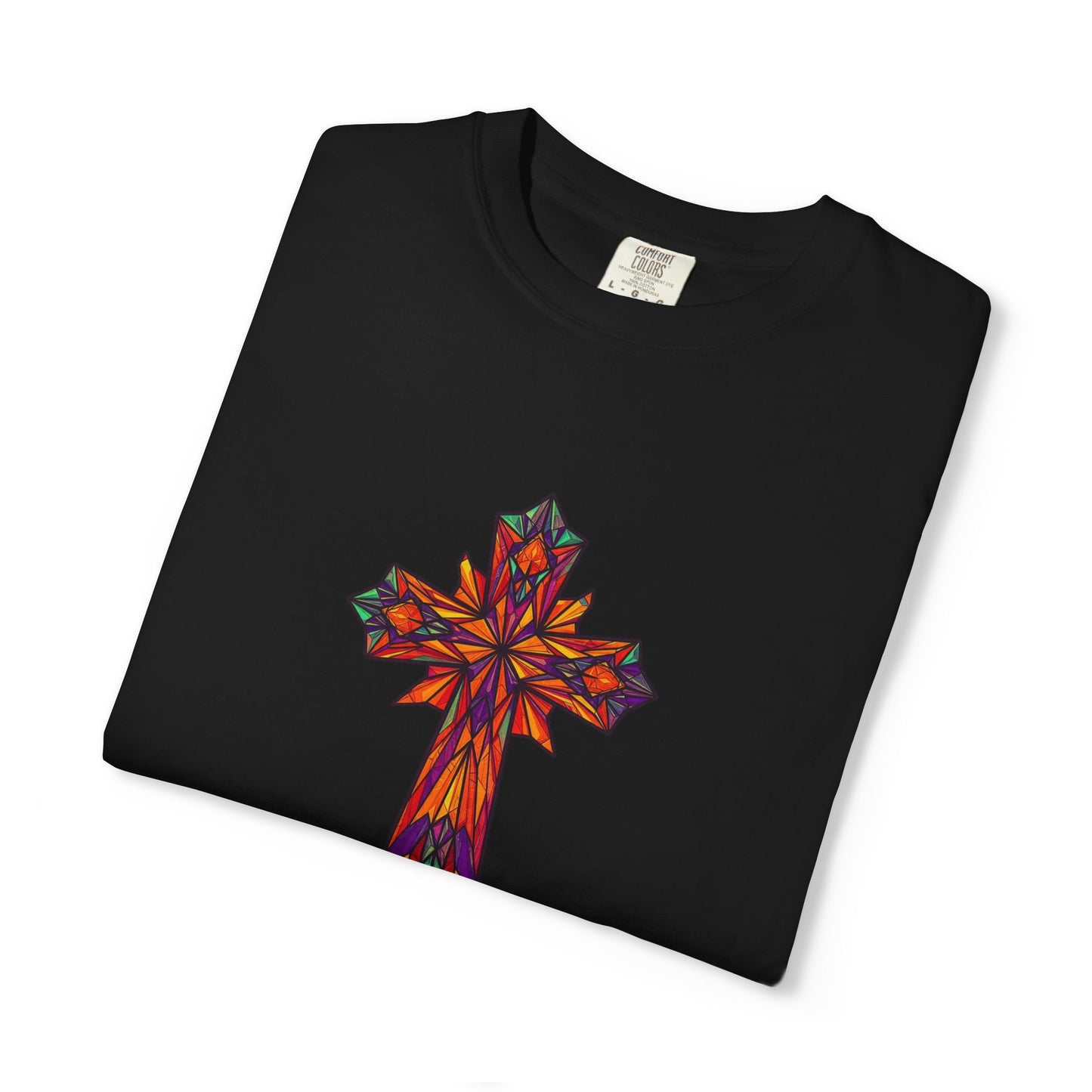 Stained Glass Cross Comfort Tee