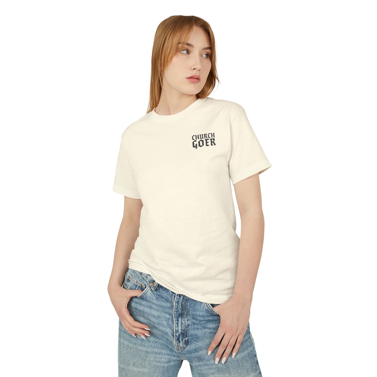 Church Goer - American Apparel Heavyweight Unisex Cotton Tee