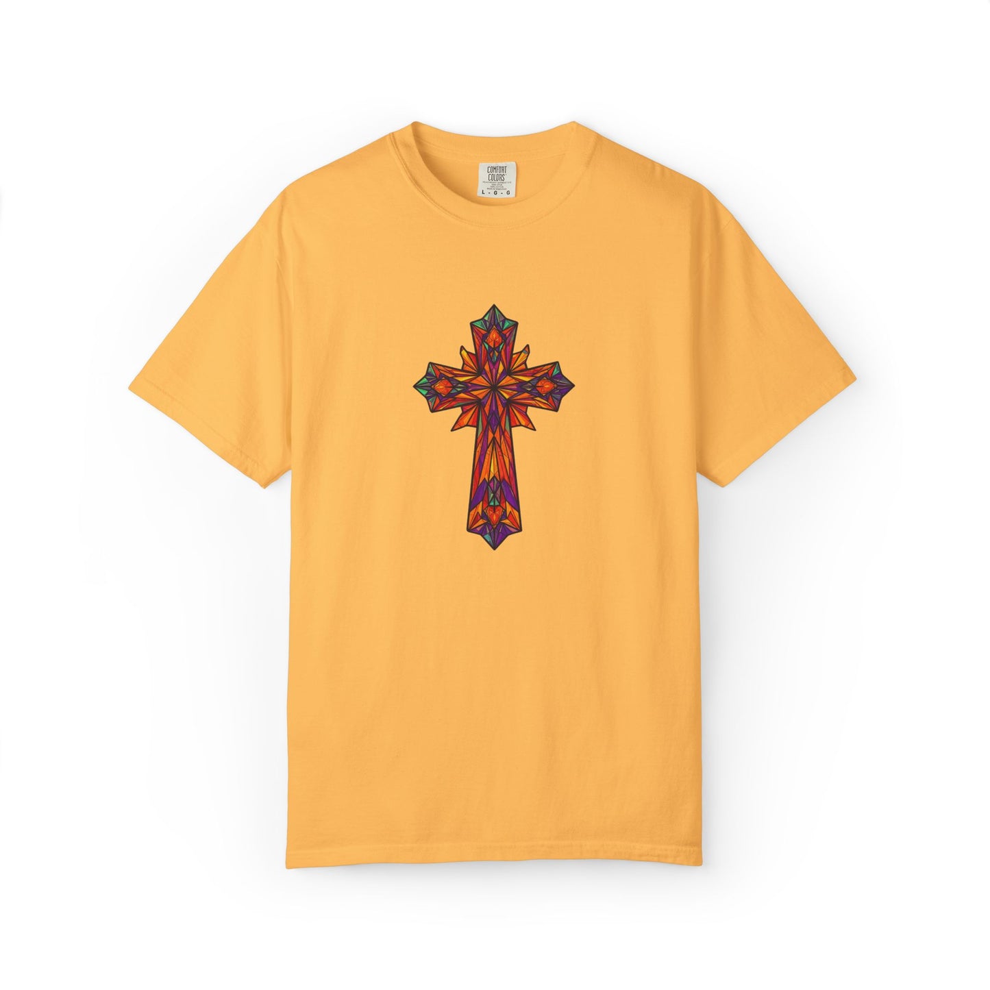 Stained Glass Cross Comfort Tee