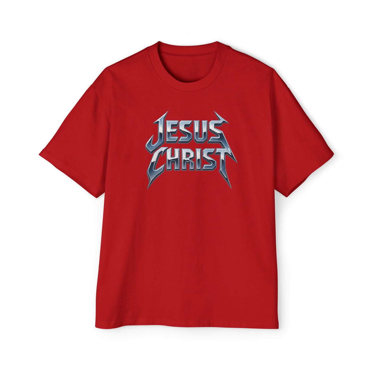 'Jesus Christ' Metal Oversized Tee