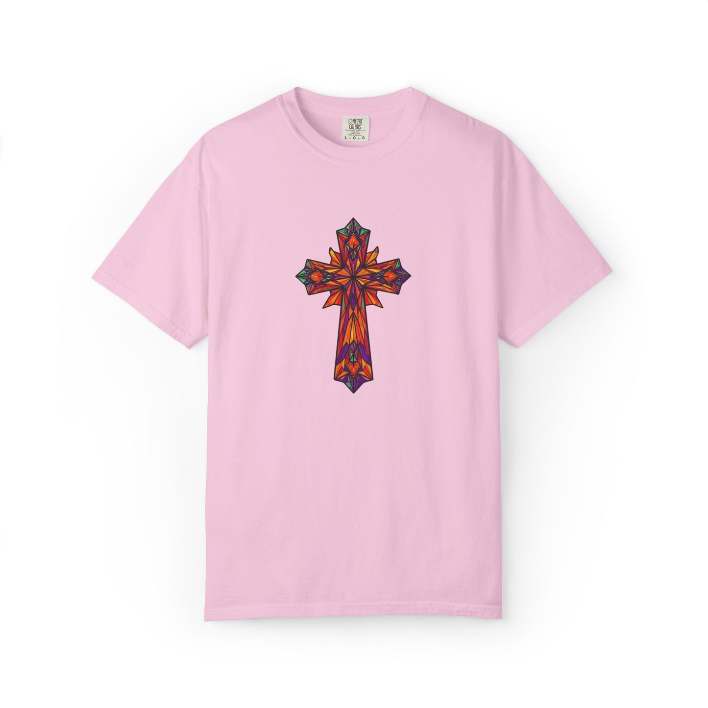 Stained Glass Cross Comfort Tee