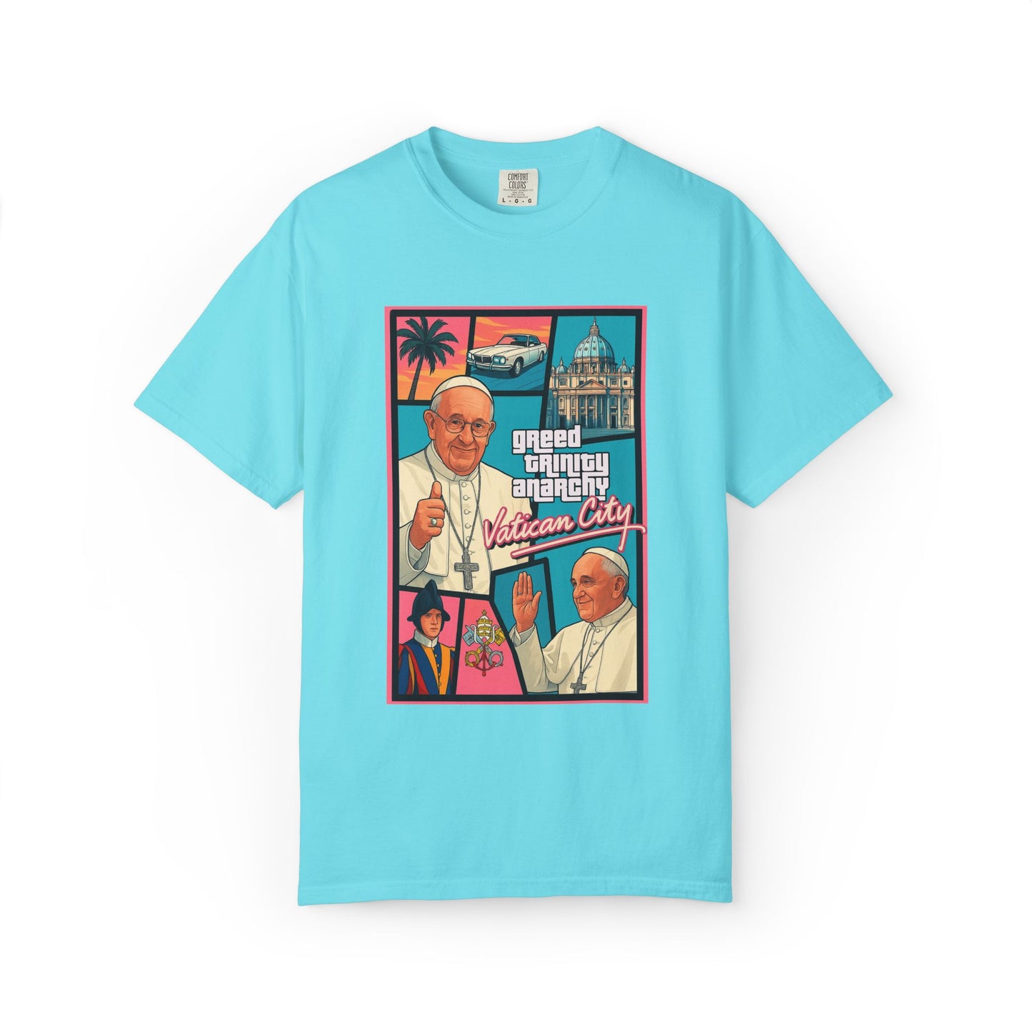 'Grand Theft Vatican City' Comfort Tee
