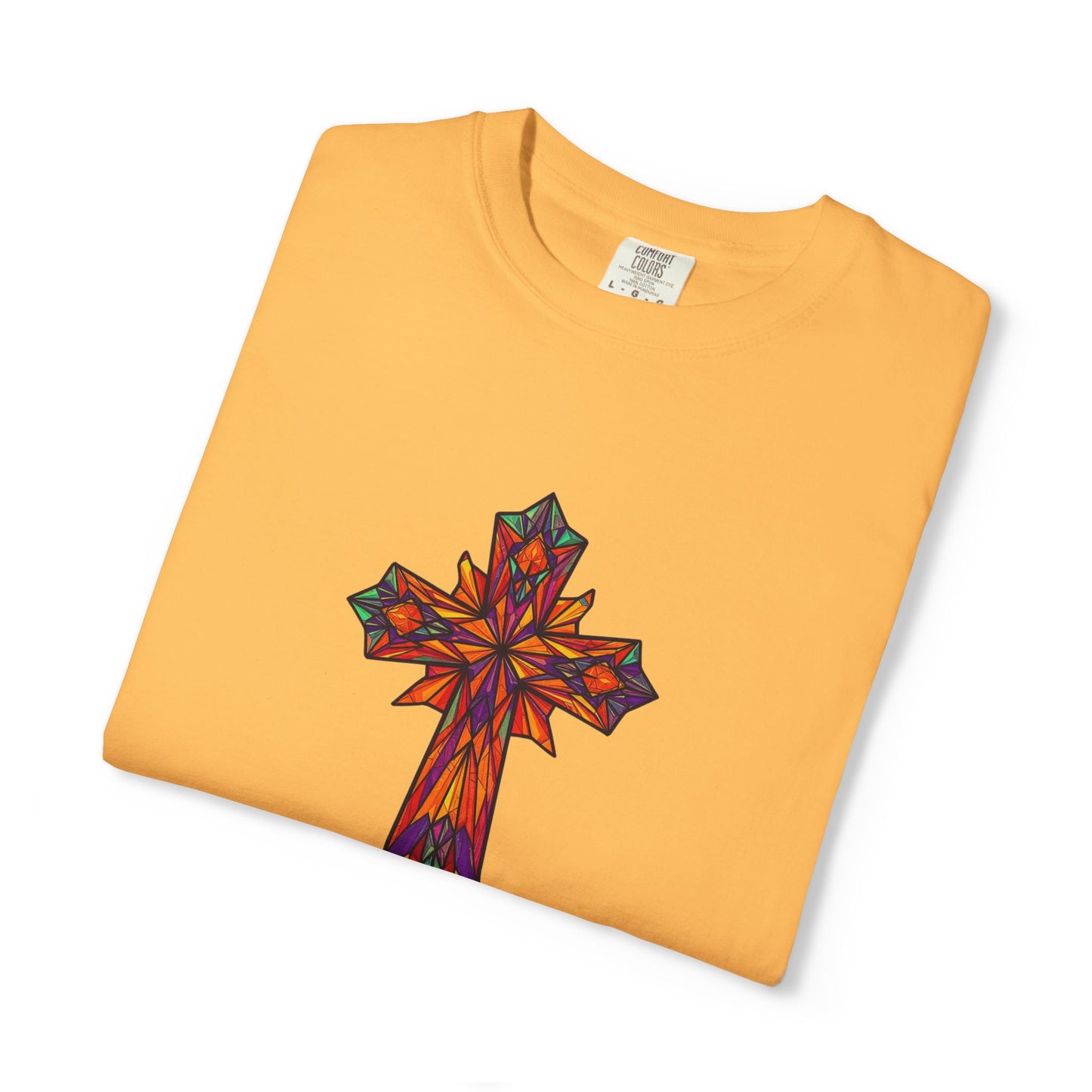 Stained Glass Cross Comfort Tee