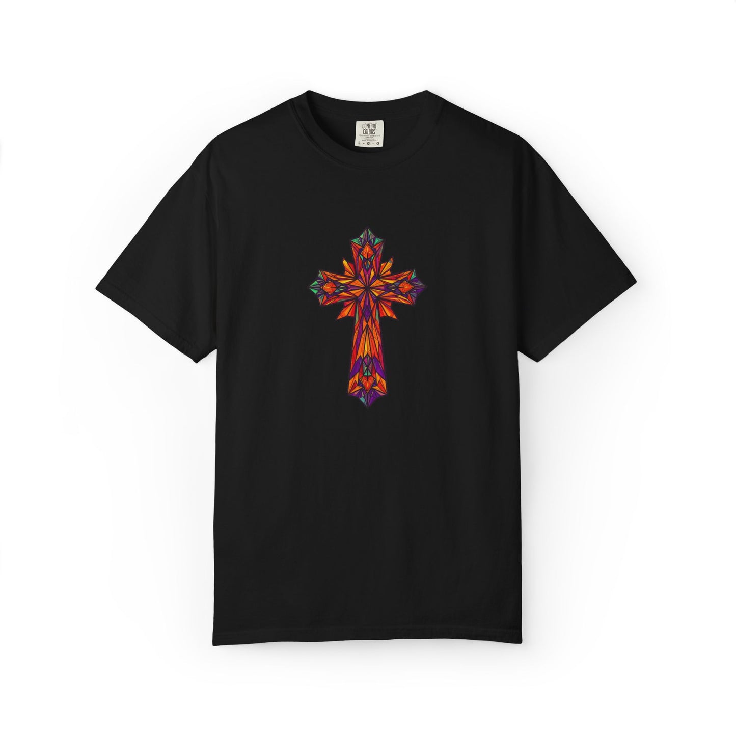 Stained Glass Cross Comfort Tee
