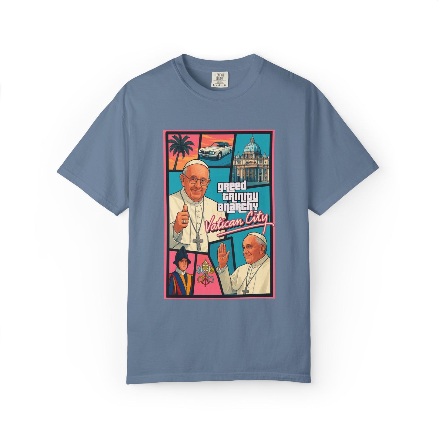 'Grand Theft Vatican City' Comfort Tee