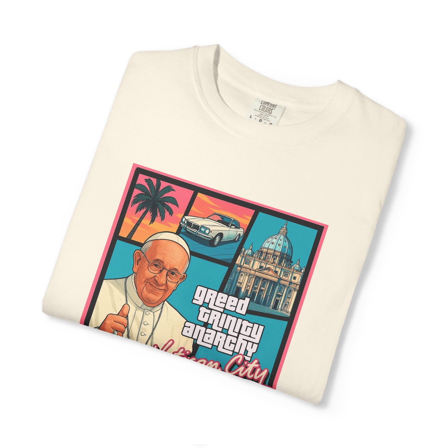 'Grand Theft Vatican City' Comfort Tee