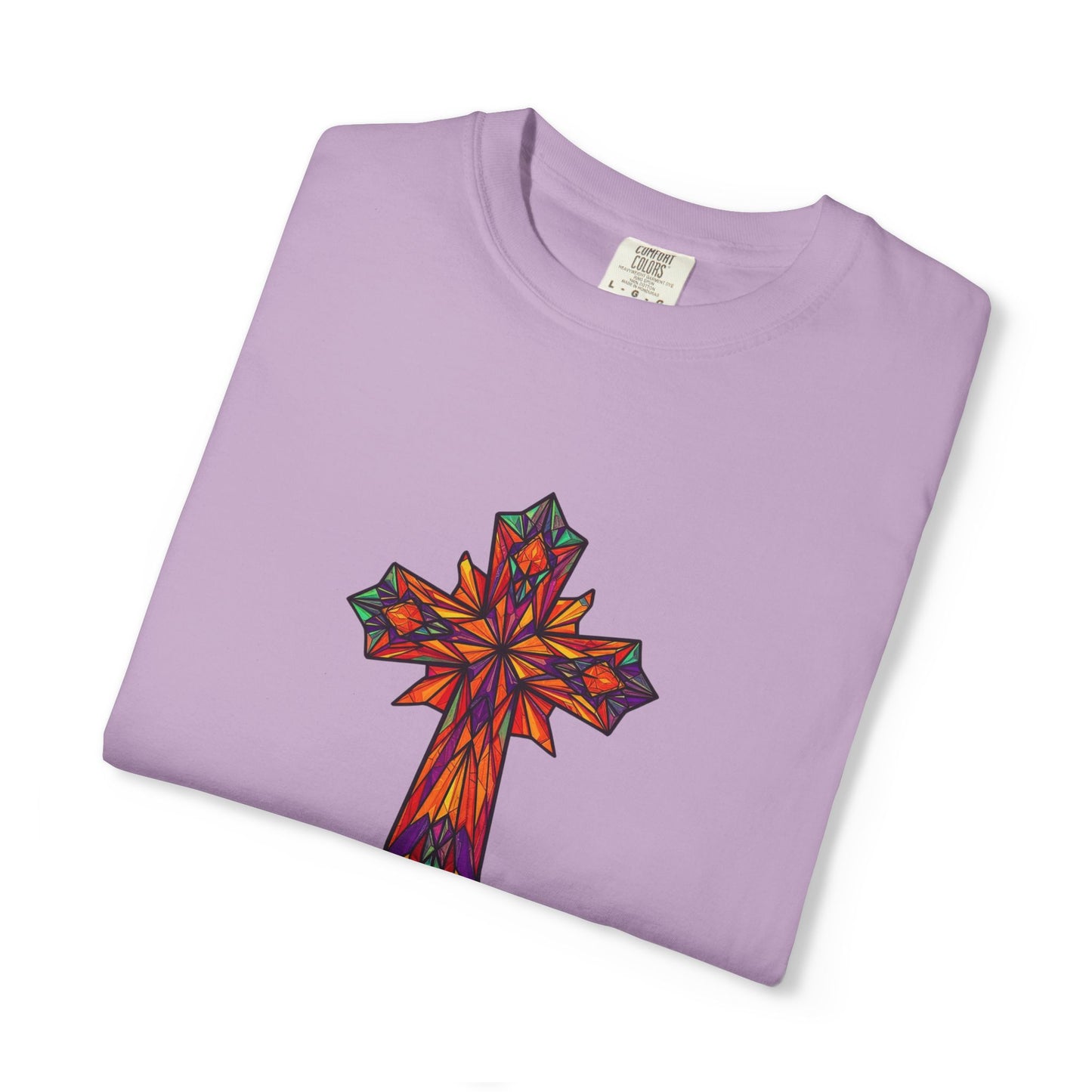 Stained Glass Cross Comfort Tee