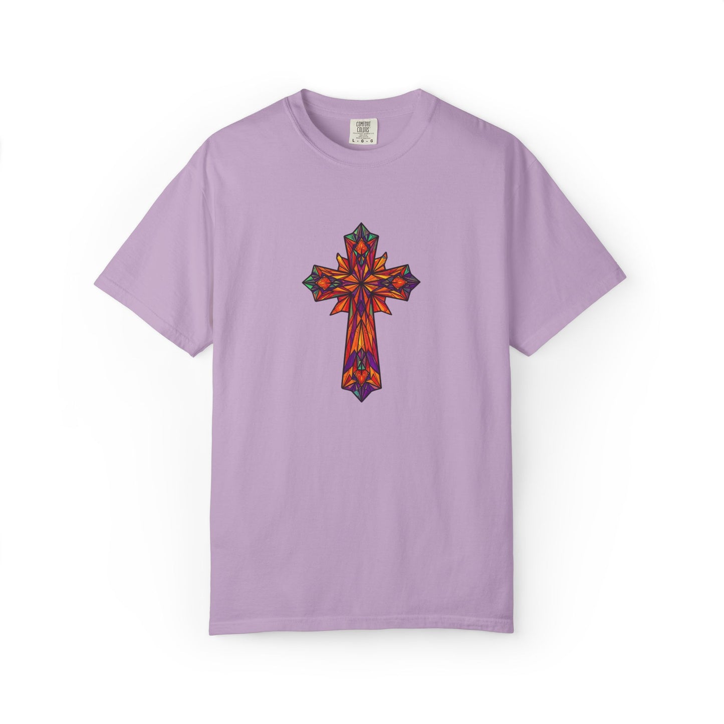 Stained Glass Cross Comfort Tee