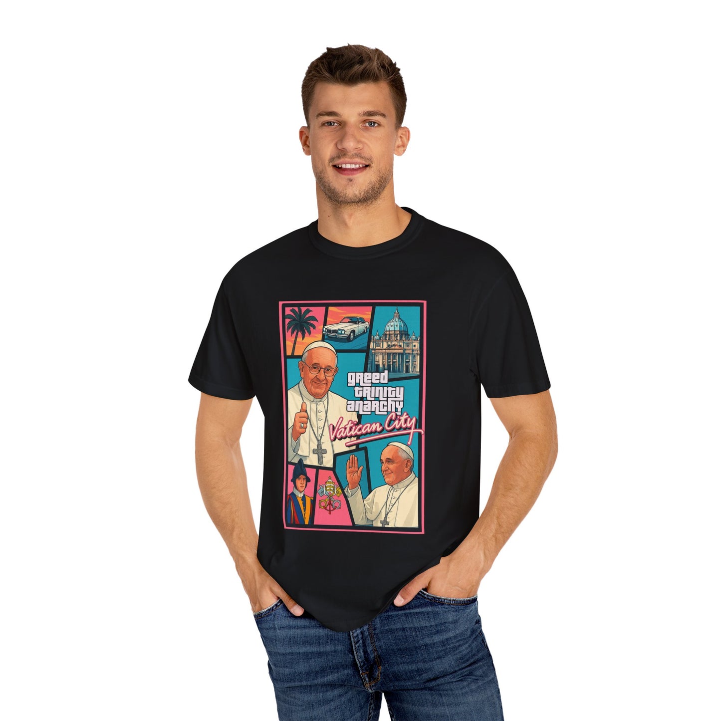 'Grand Theft Vatican City' Comfort Tee