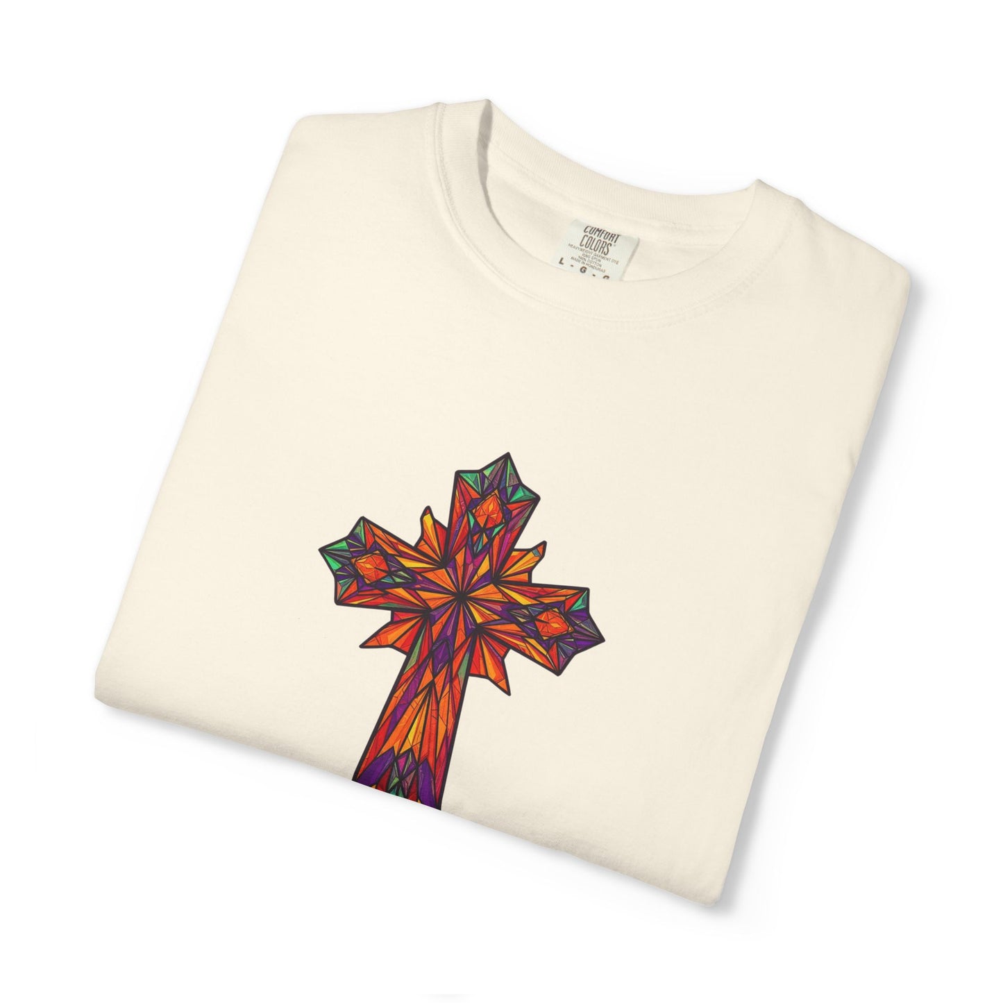 Stained Glass Cross Comfort Tee