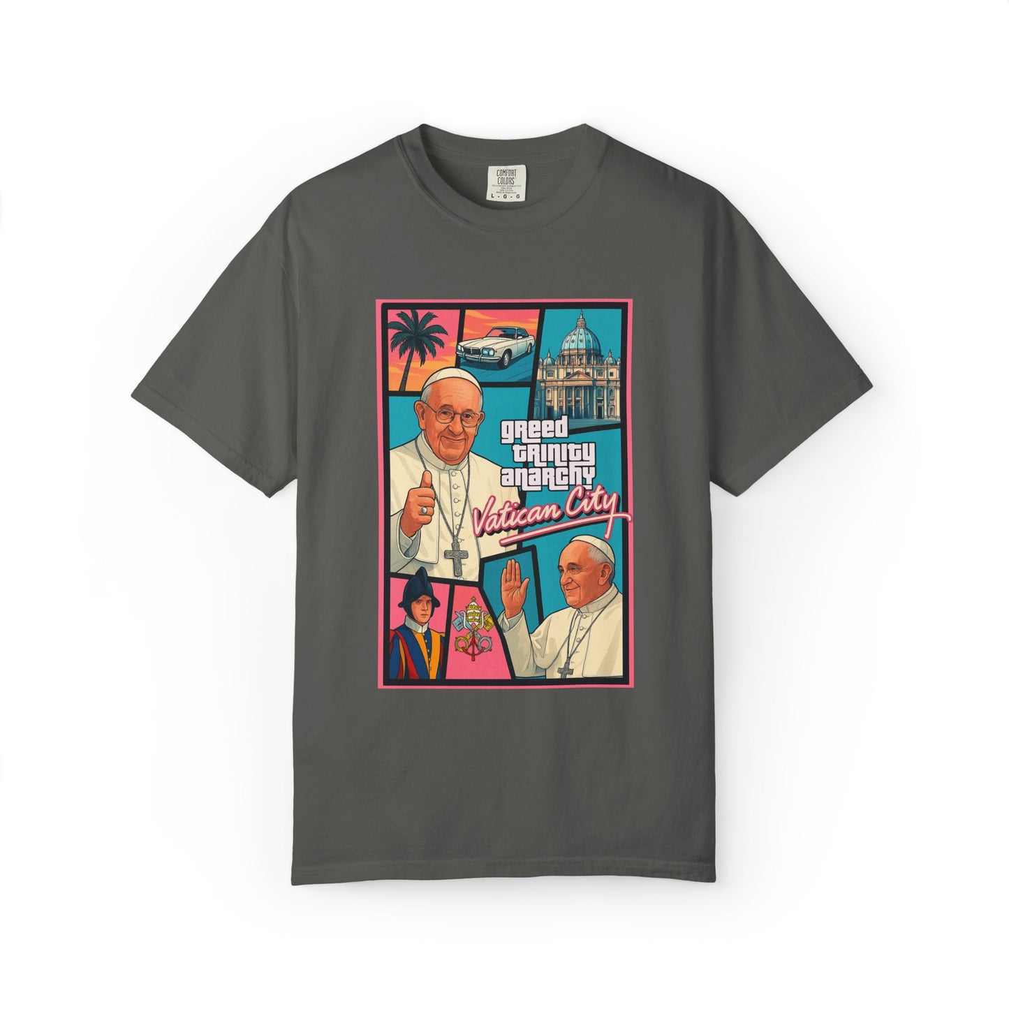 'Grand Theft Vatican City' Comfort Tee