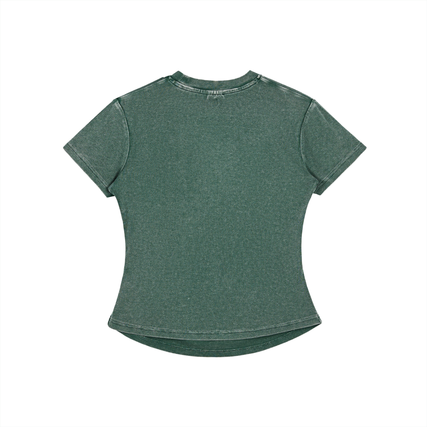 Eden Cross Vintaged-Wash Bodycon Tee