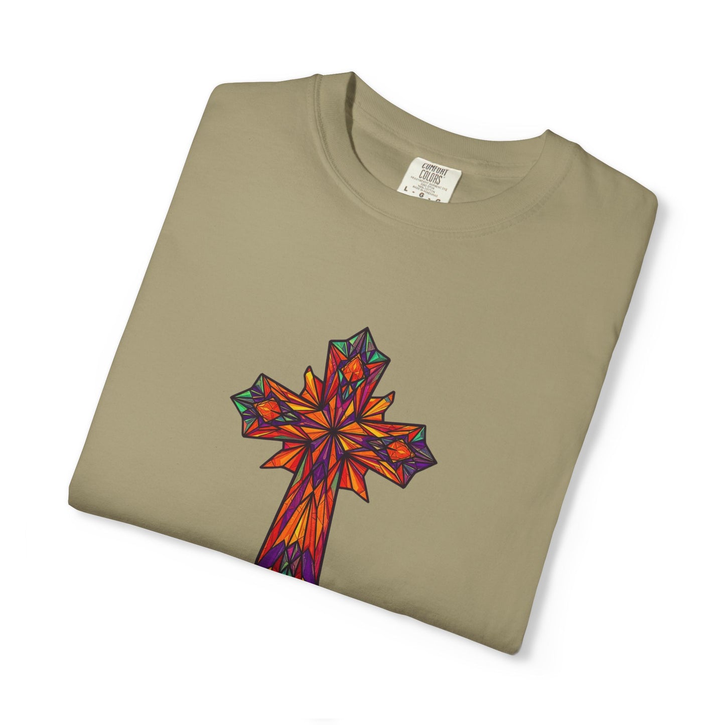 Stained Glass Cross Comfort Tee