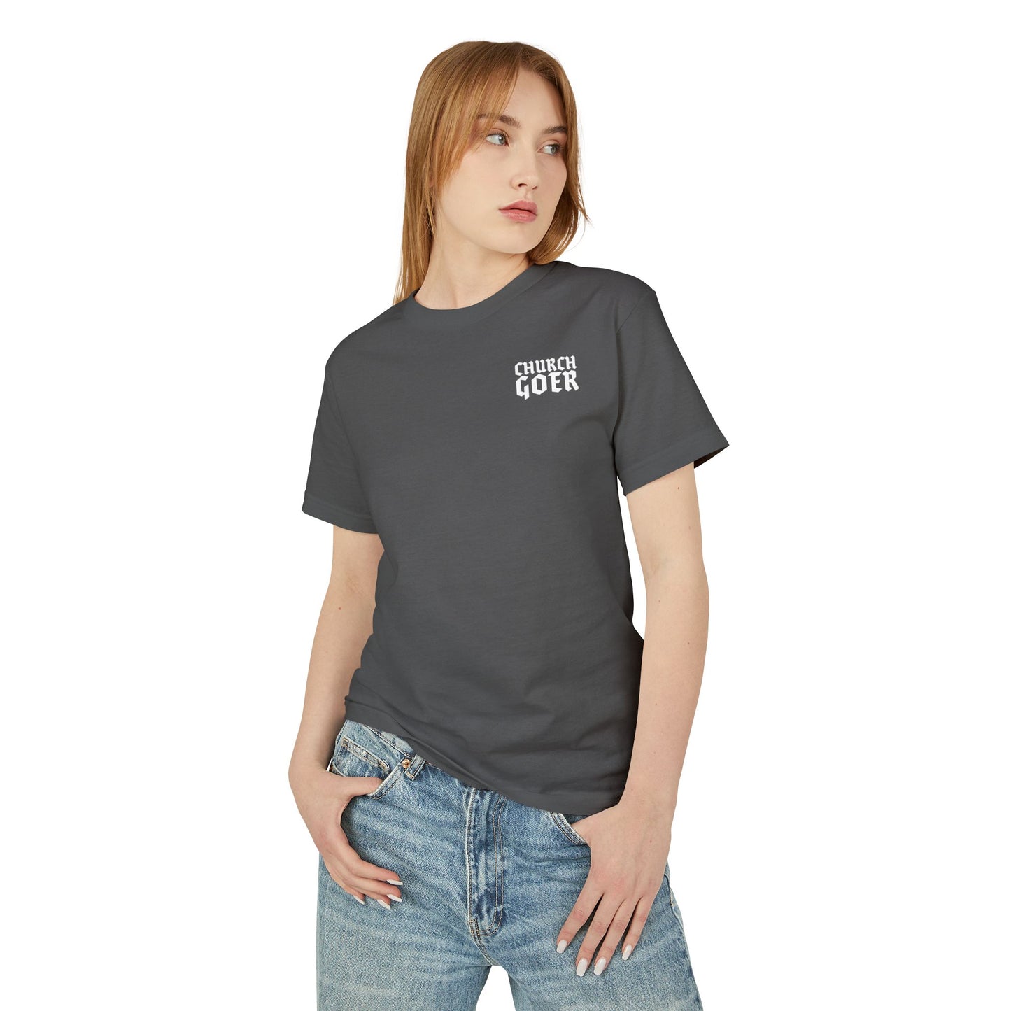 Church Goer - American Apparel Heavyweight Unisex Cotton Tee