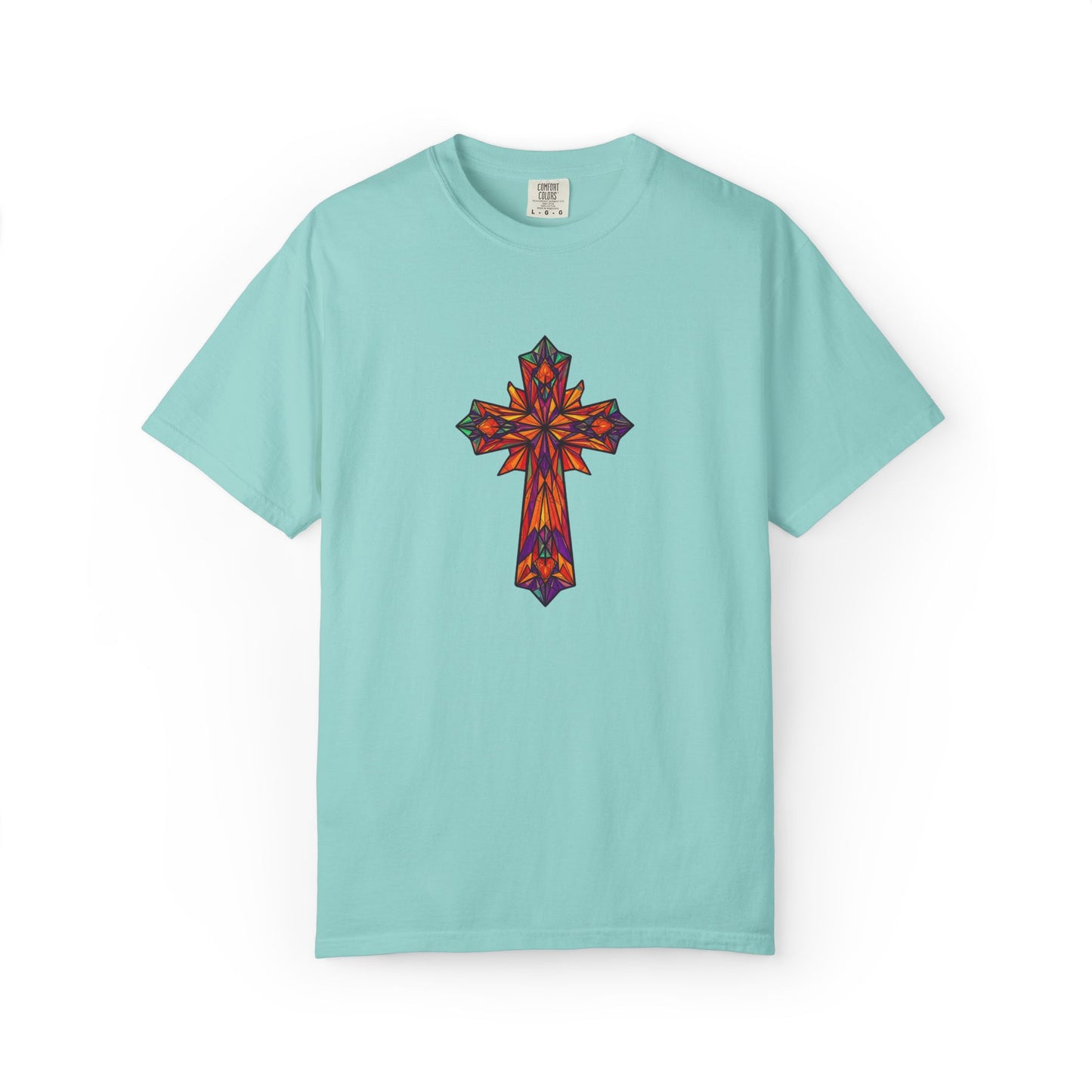 Stained Glass Cross Comfort Tee