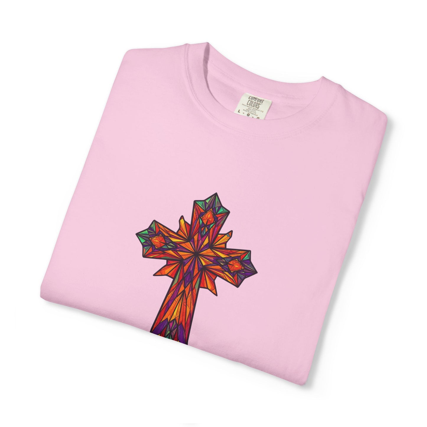 Stained Glass Cross Comfort Tee