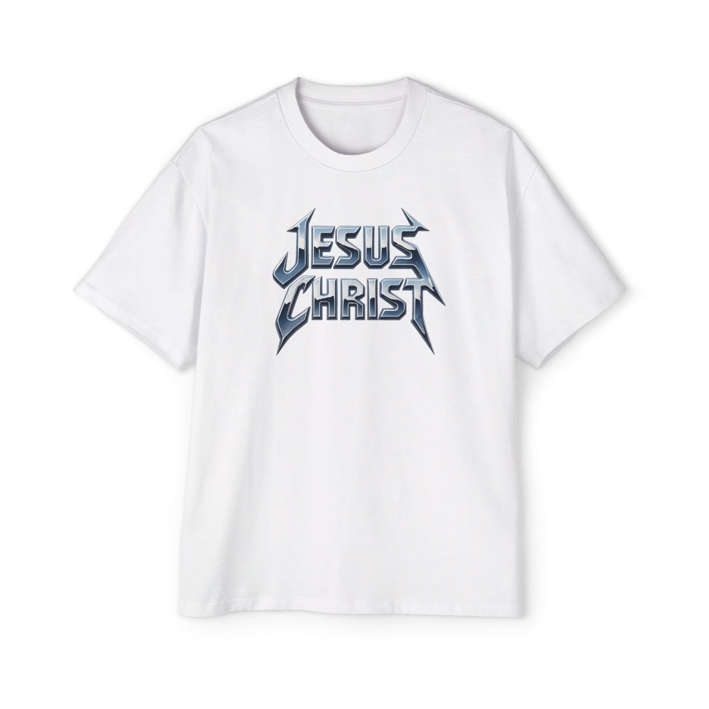'Jesus Christ' Metal Oversized Tee