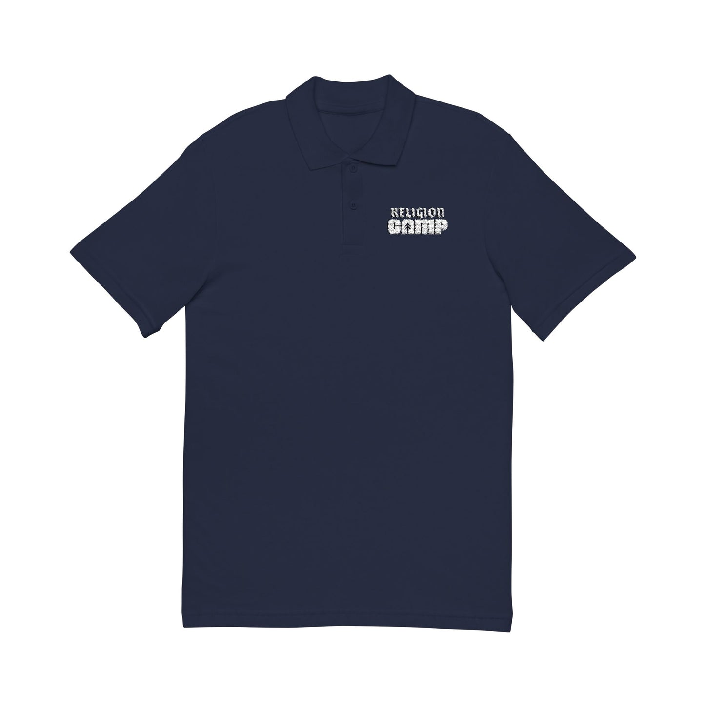 Religion Camp Embroidered Polo Shirt