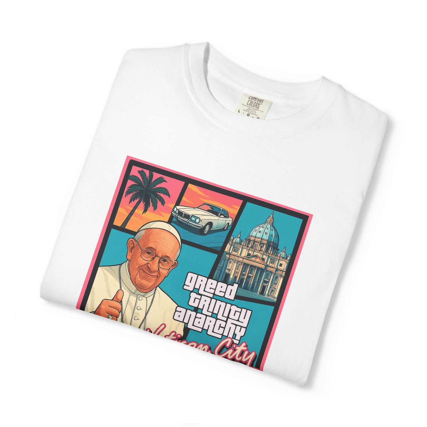 'Grand Theft Vatican City' Comfort Tee