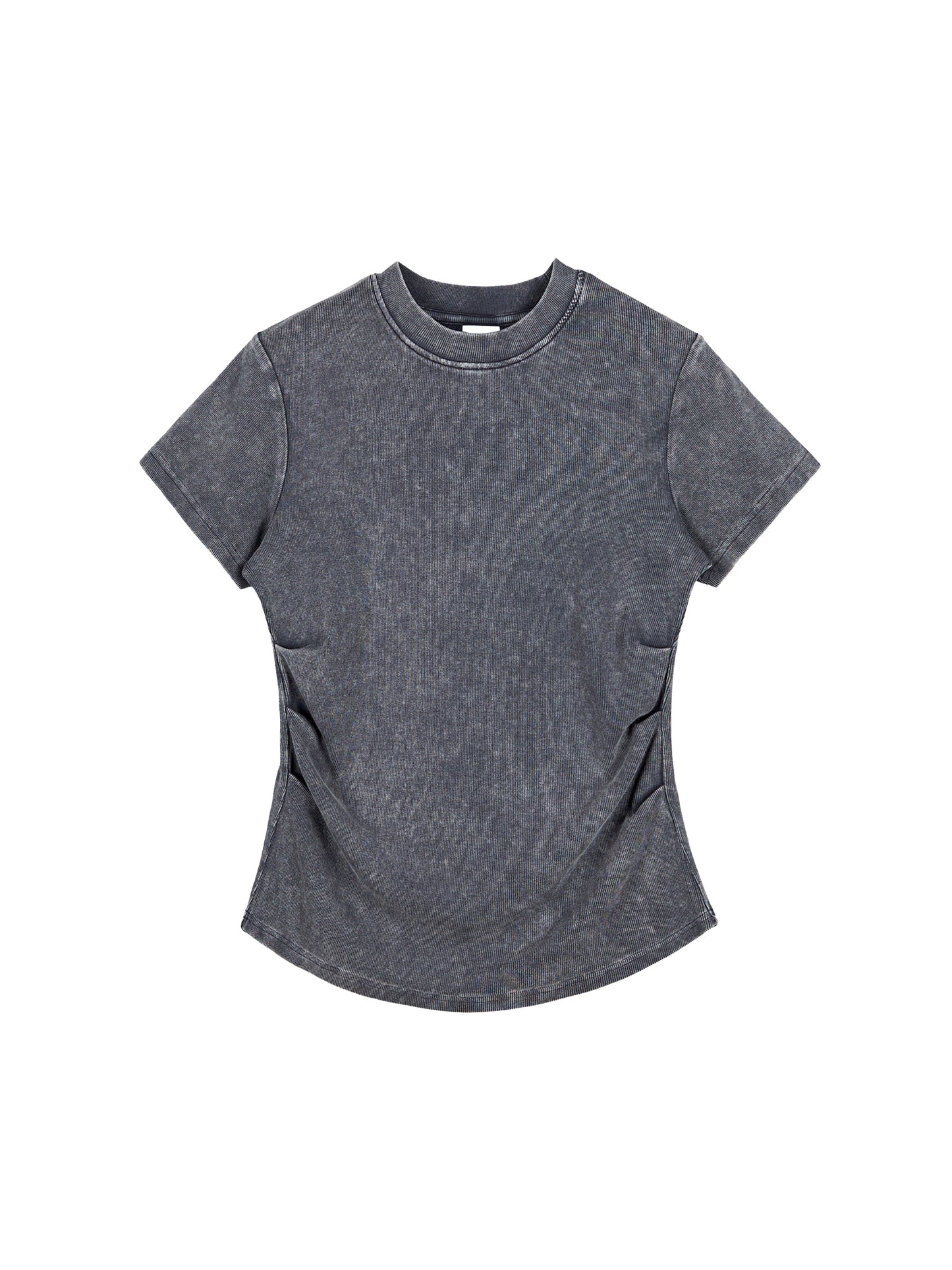 Eden Cross Vintaged-Wash Bodycon Tee