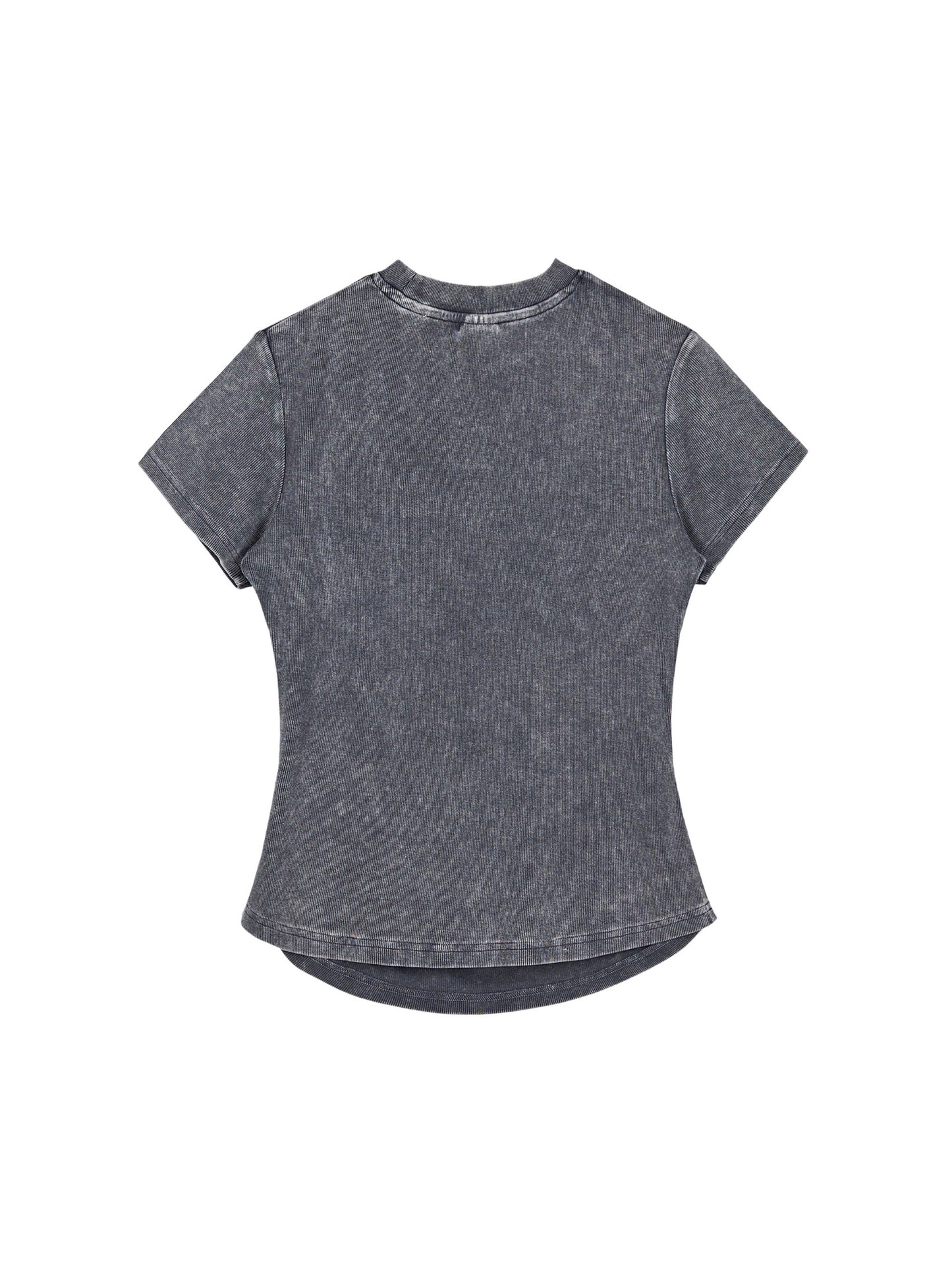 Eden Cross Vintaged-Wash Bodycon Tee