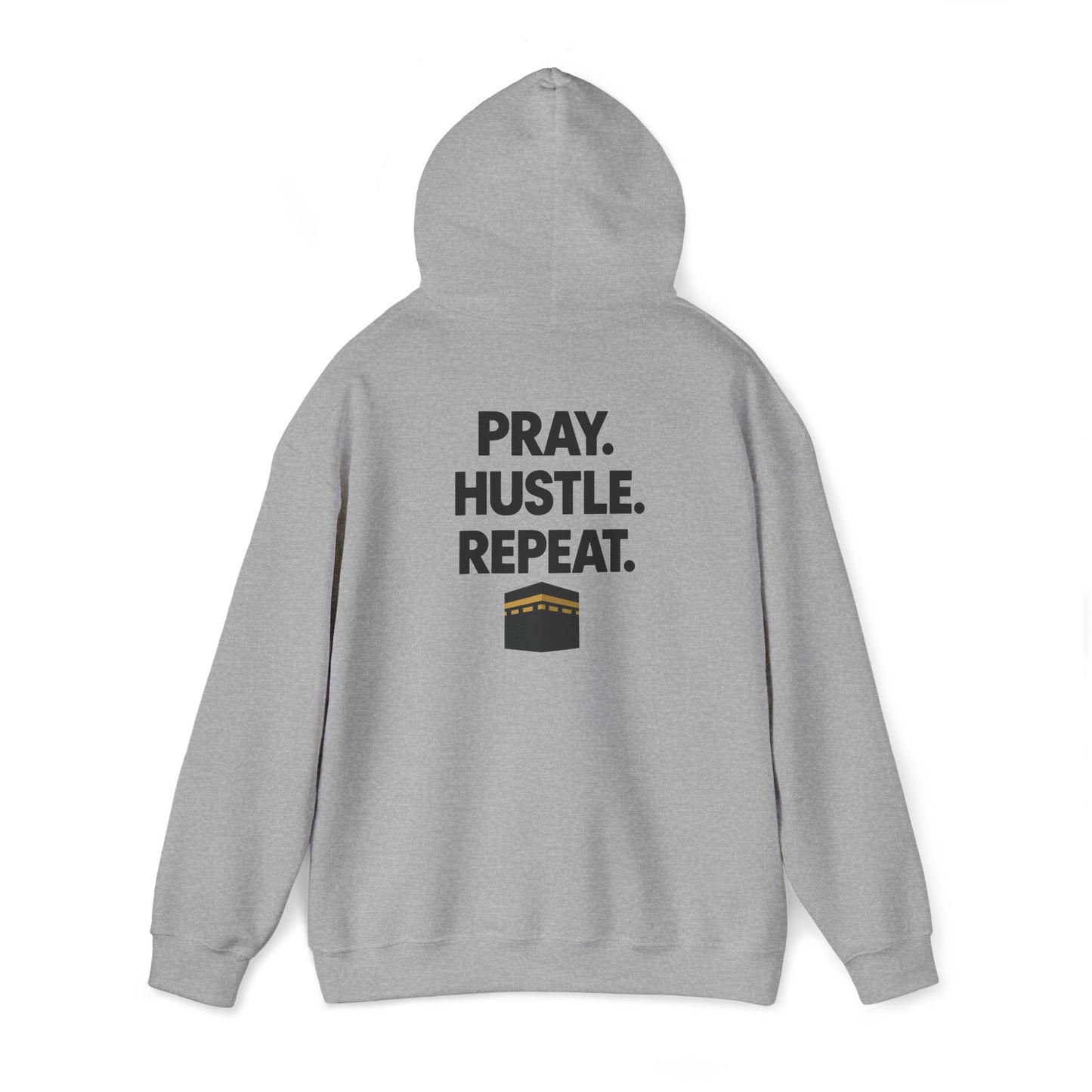 "Pray. Hustle. Repeat." Islamic Hoodie
