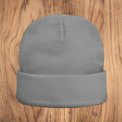 Church Goer Embroidered Knit Beanie