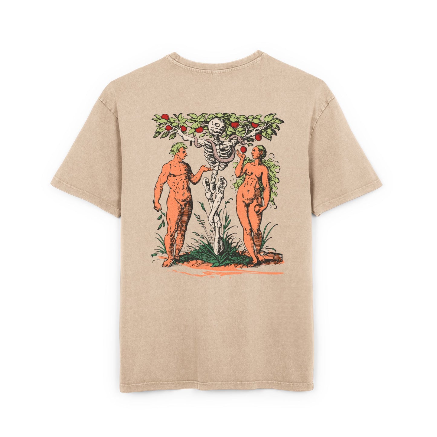 'Adam & Eve' Washed Oversized Tee