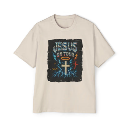 'Jesus on Tour: Holy Thunder' Oversized Tee