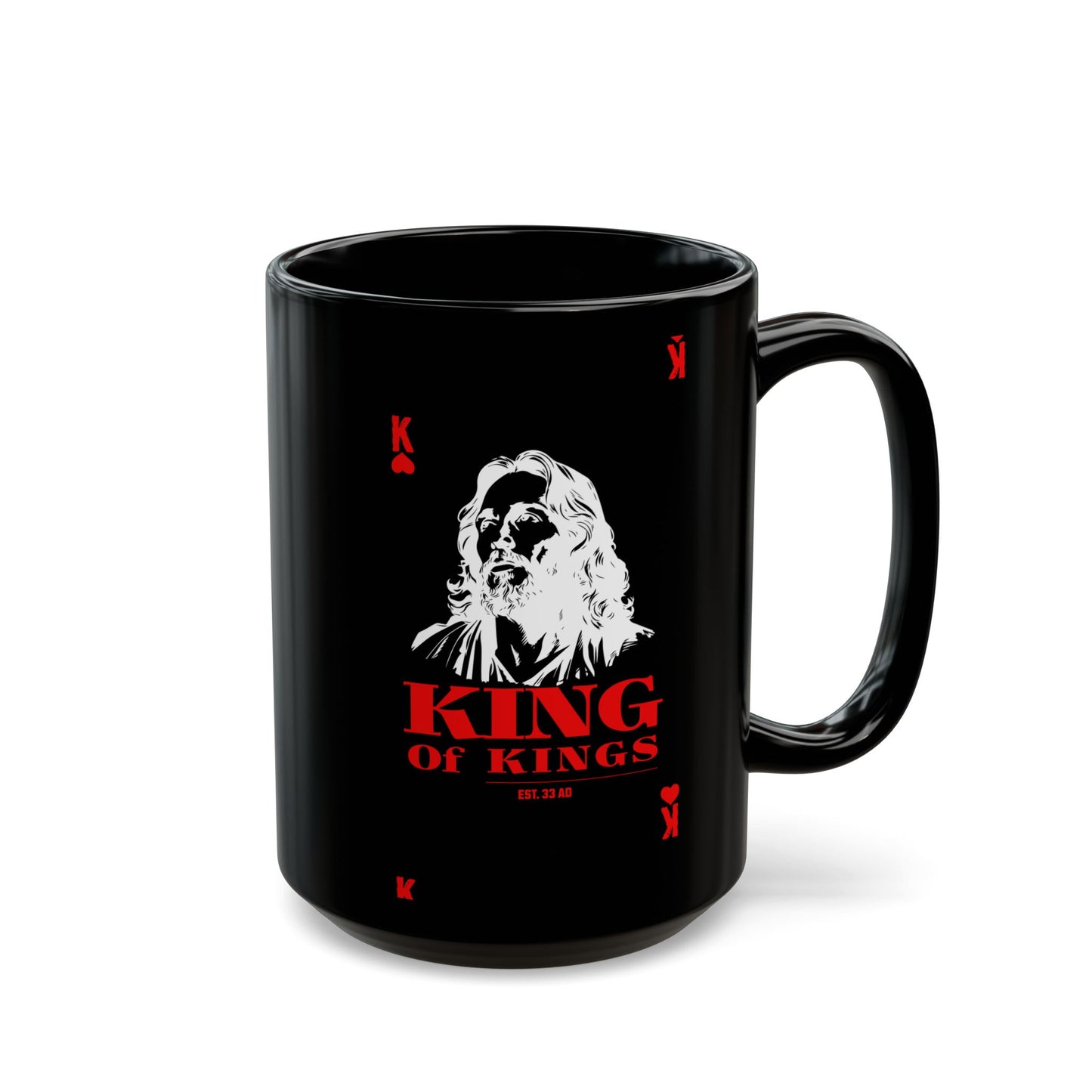 King of Kings Black Mug