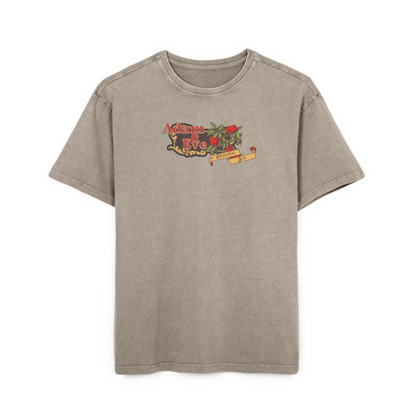 'Adam & Eve' Washed Oversized Tee