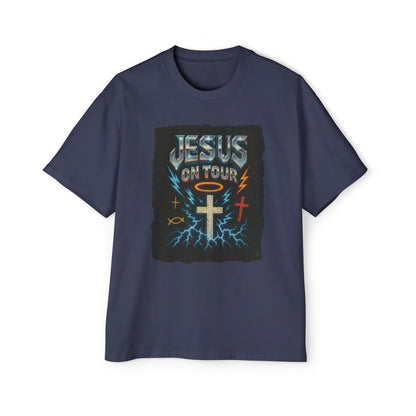 'Jesus on Tour: Holy Thunder' Oversized Tee