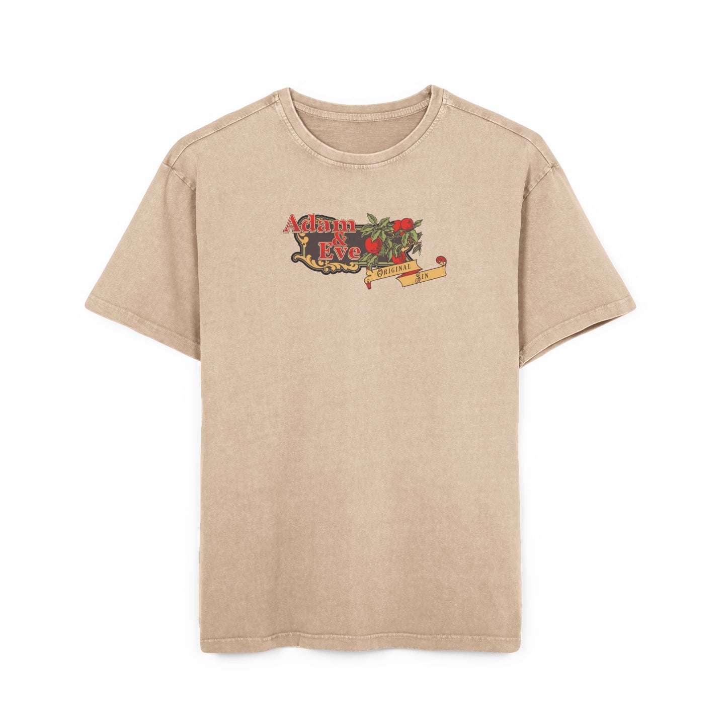 'Adam & Eve' Washed Oversized Tee