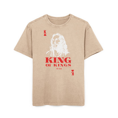 'King of Kings' Washed Oversized Tee
