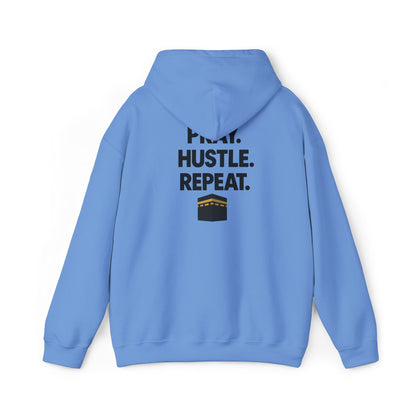 "Pray. Hustle. Repeat." Islamic Hoodie