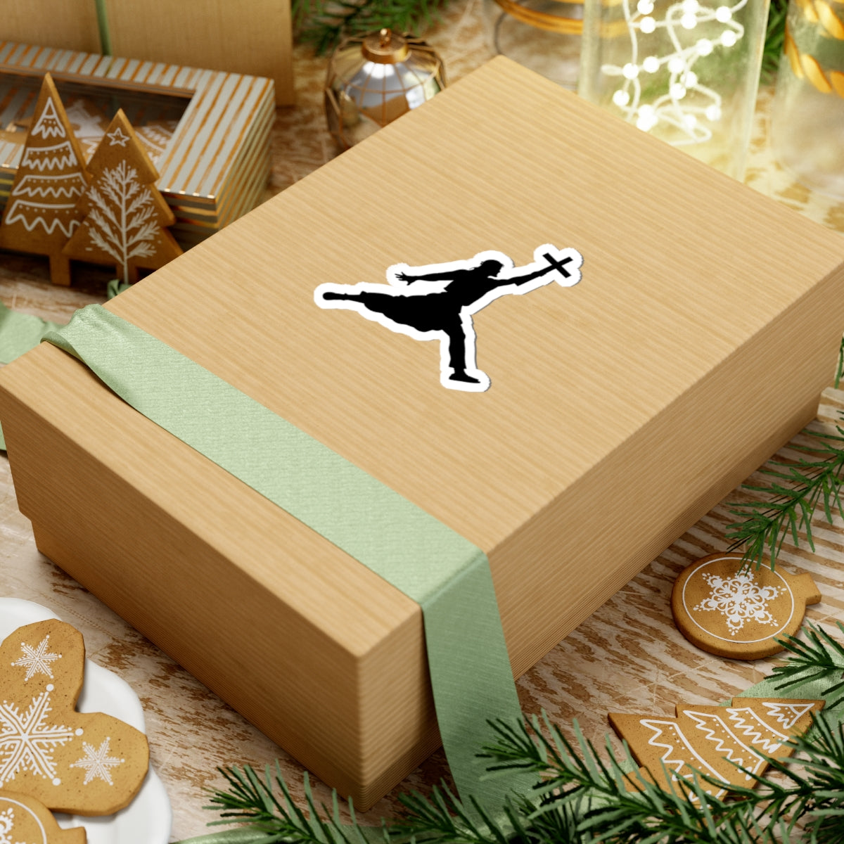 Jumpman Jesus Sticker