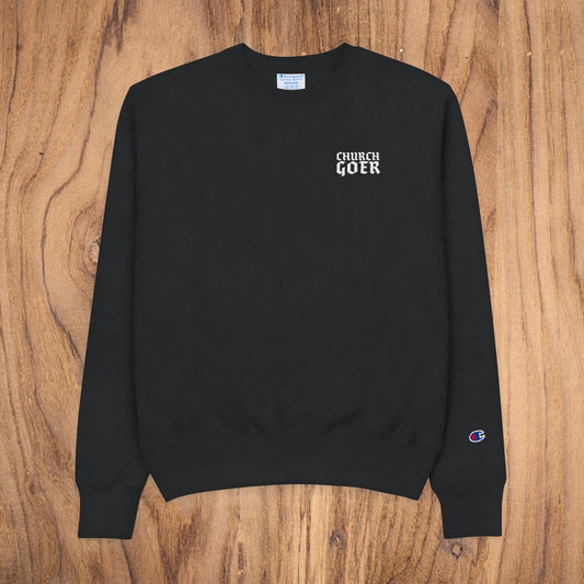Church Goer - Men's Champion Brand Crewneck Sweatshirt