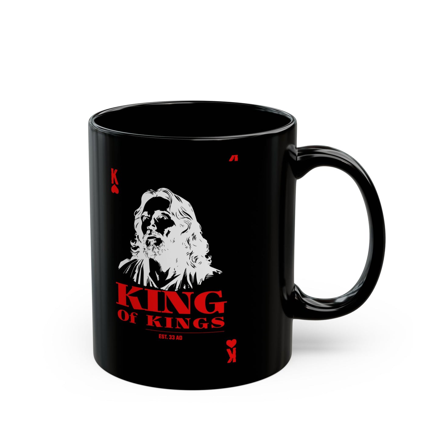 King of Kings Black Mug