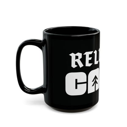 Religion Camp Black Mug