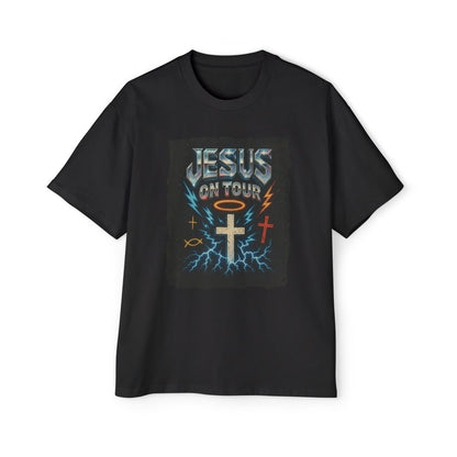 'Jesus on Tour: Holy Thunder' Oversized Tee