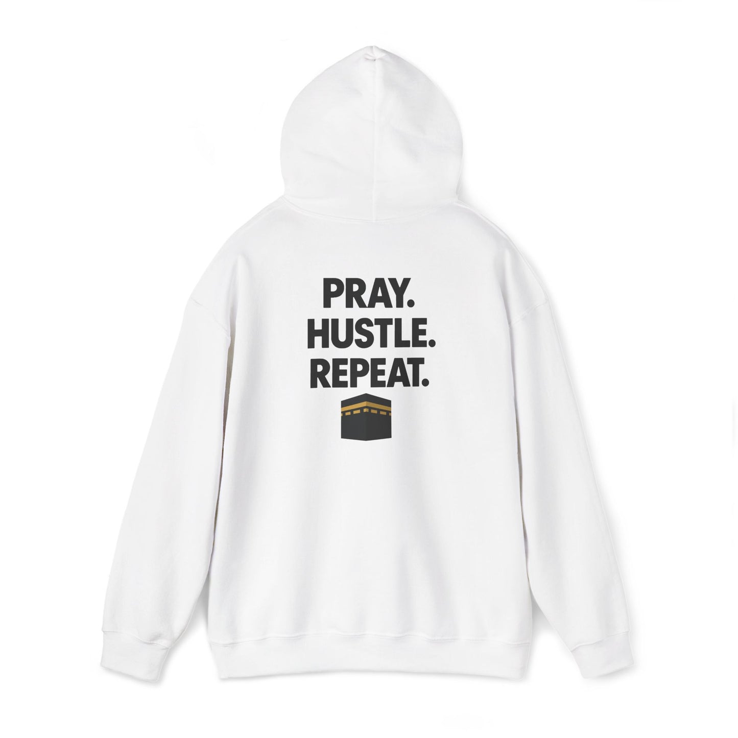 "Pray. Hustle. Repeat." Islamic Hoodie