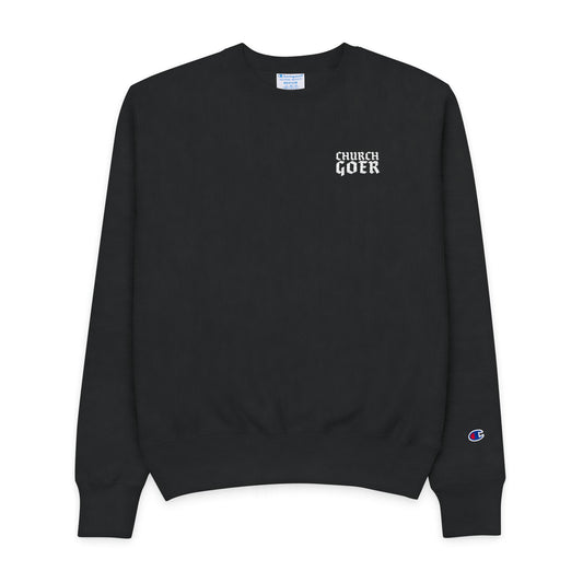 Church Goer - Men's Champion Brand Crewneck Sweatshirt