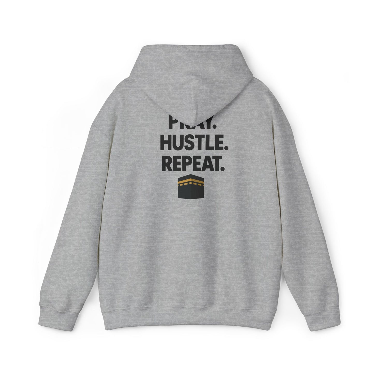 "Pray. Hustle. Repeat." Islamic Hoodie
