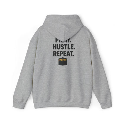 "Pray. Hustle. Repeat." Islamic Hoodie