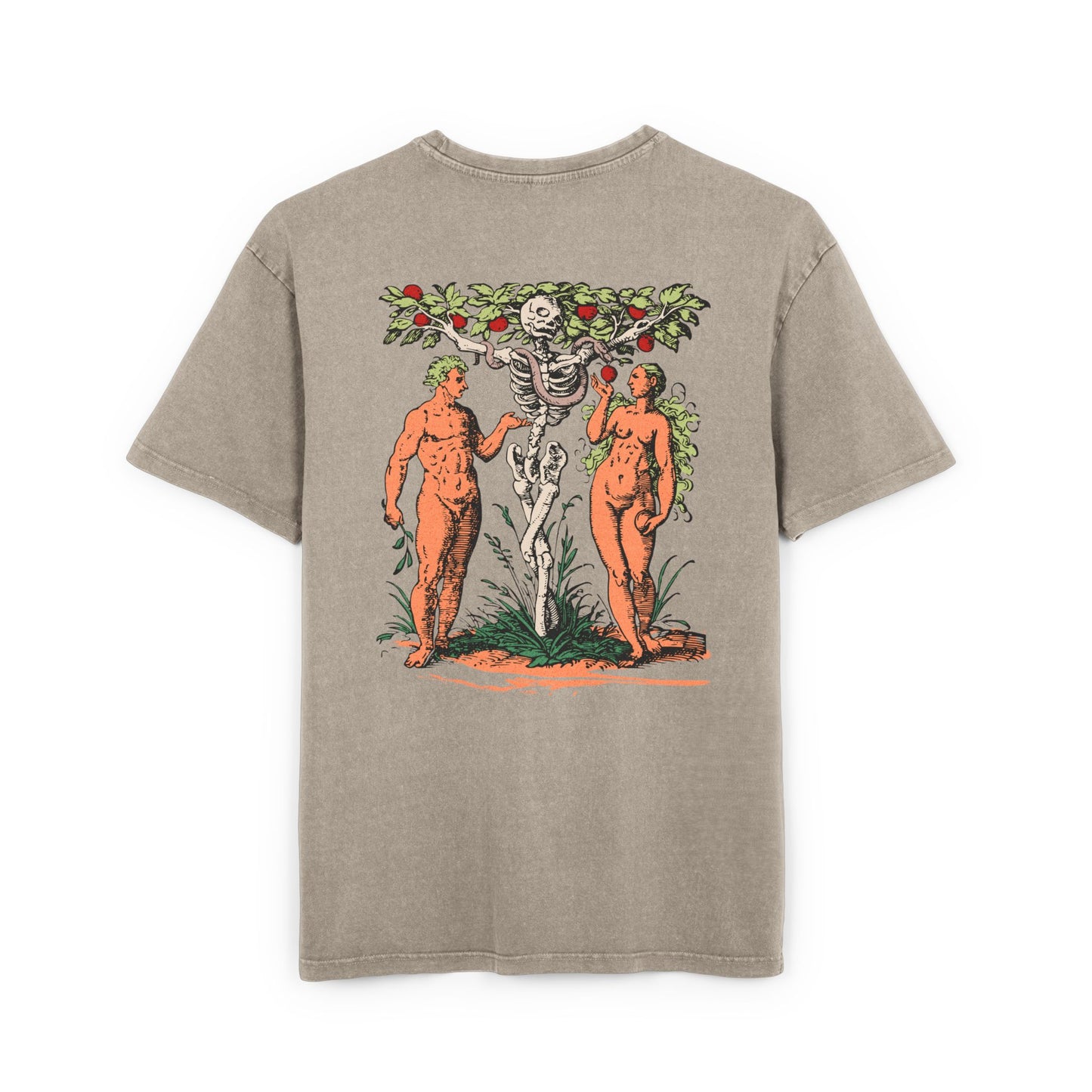 'Adam & Eve' Washed Oversized Tee