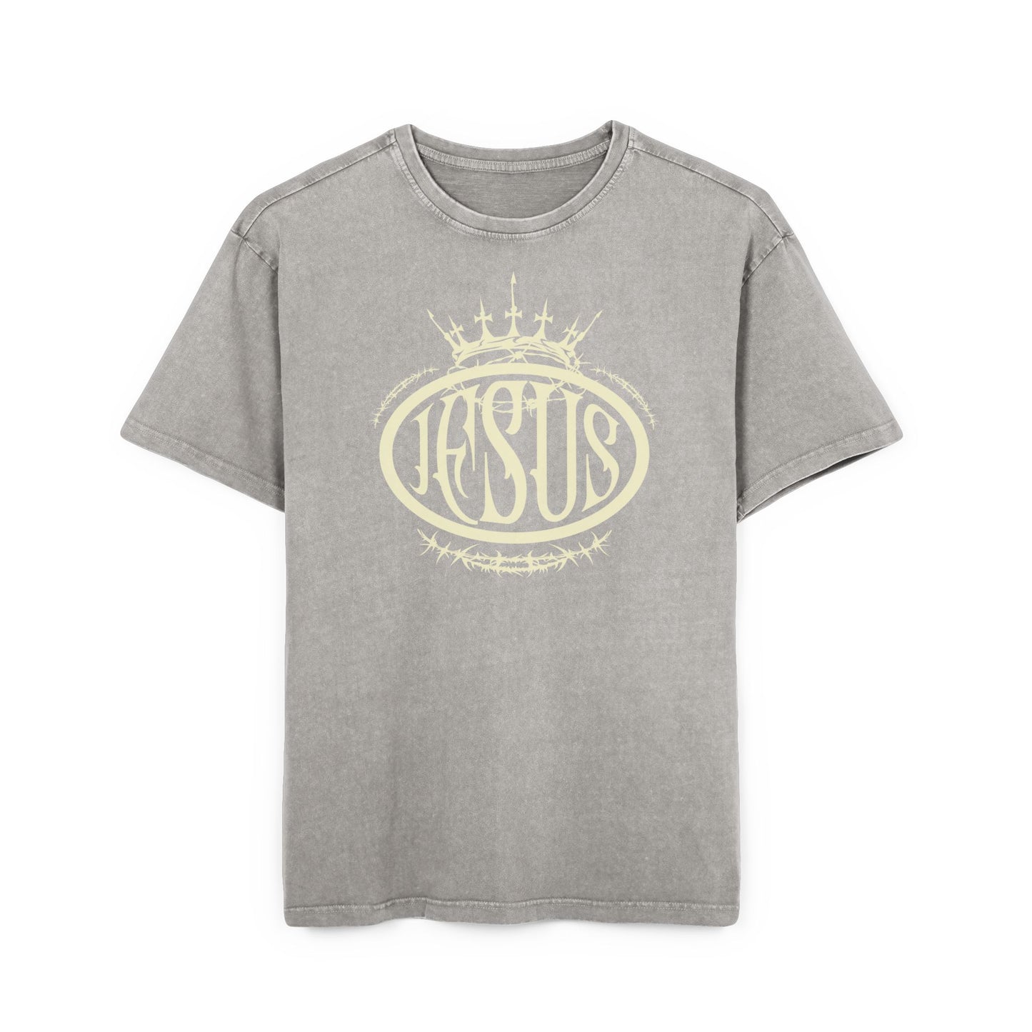 'Crown of Thorns' Washed Oversized Tee