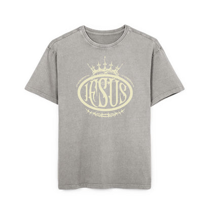 'Crown of Thorns' Washed Oversized Tee