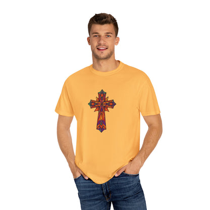 Stained Glass Cross Comfort Tee