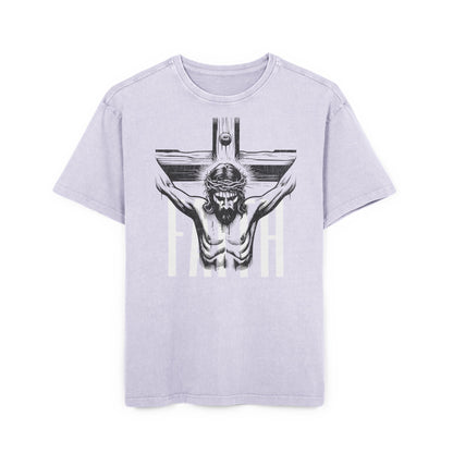 'Faith' Washed Oversized Tee